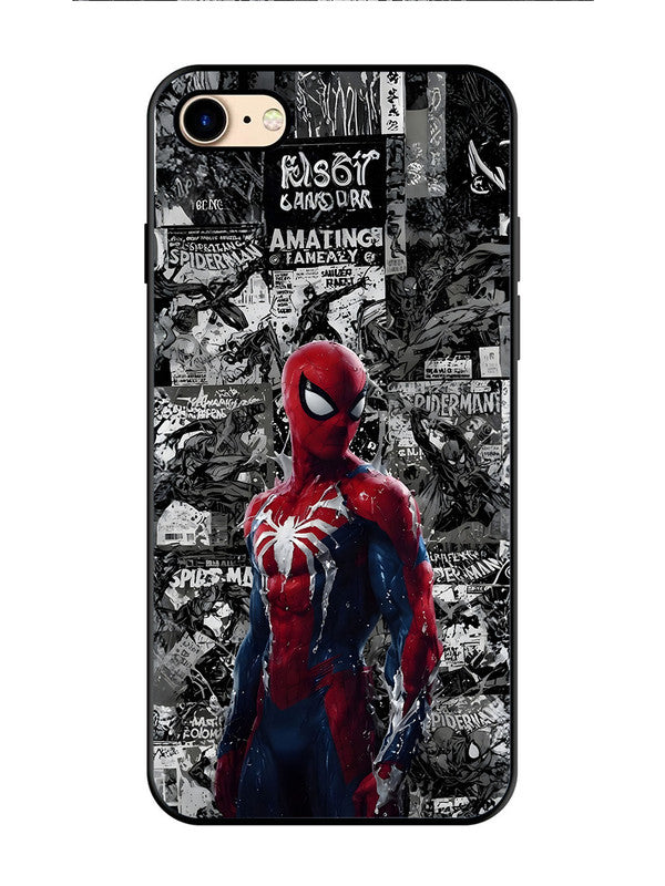 iPhone 8 Spiderman Highlighted on News Paper