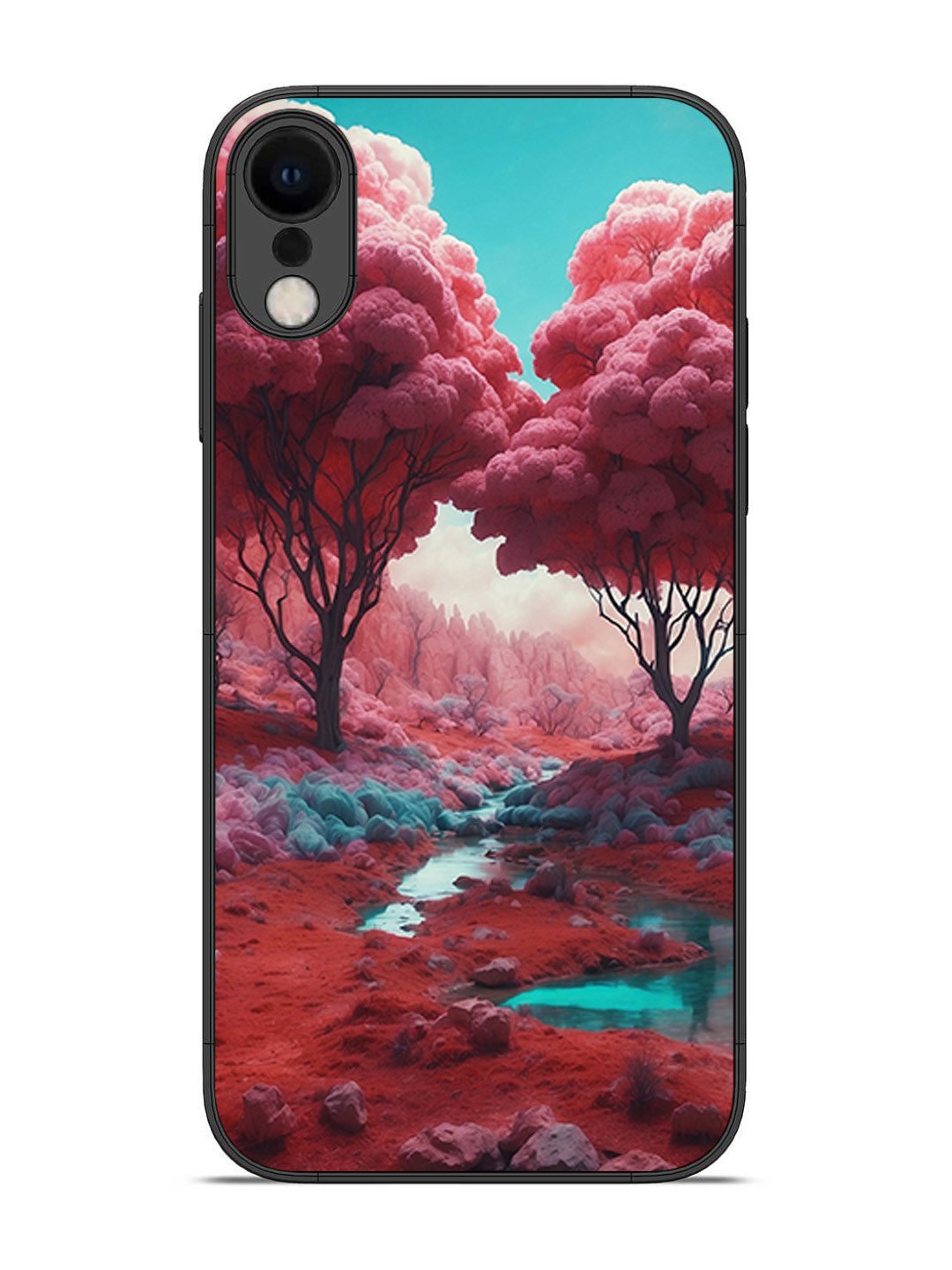 iPhone XR Pink Forest
