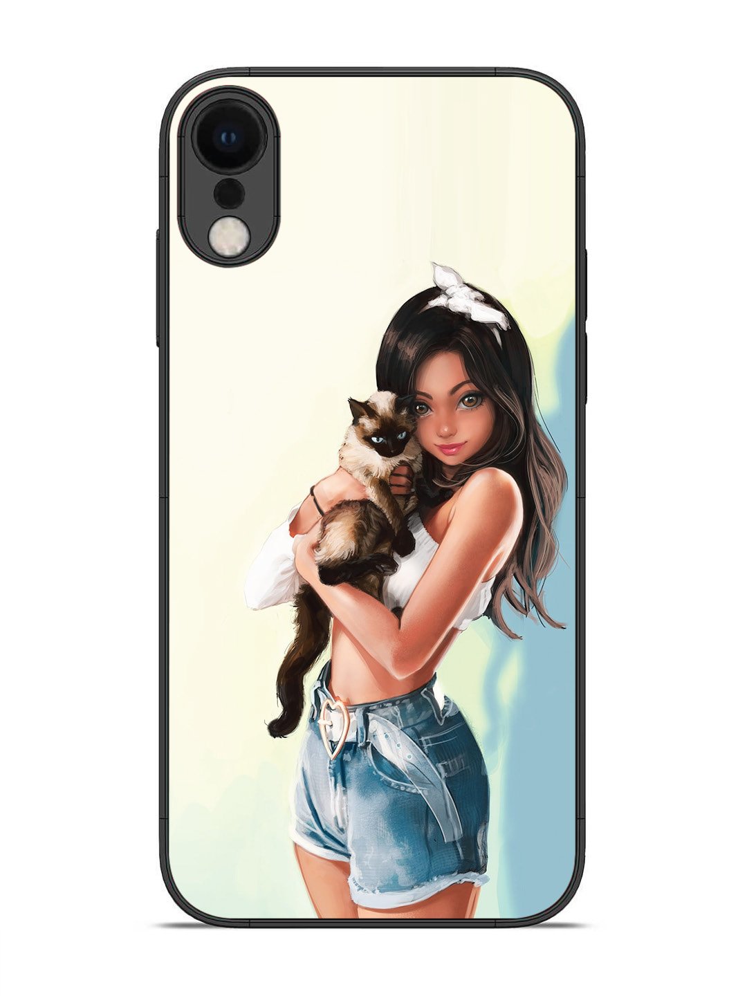 realme C12 Fluid wave pattern Vivid Orange