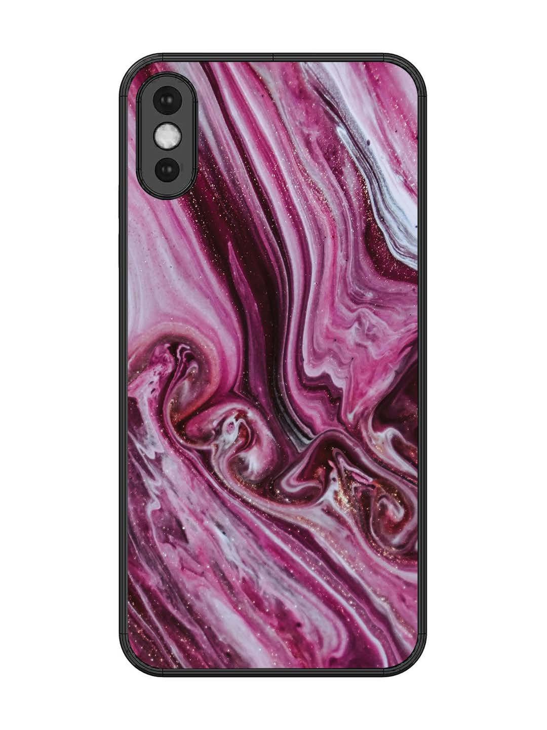 iPhone XS Max Pink Flood Marble