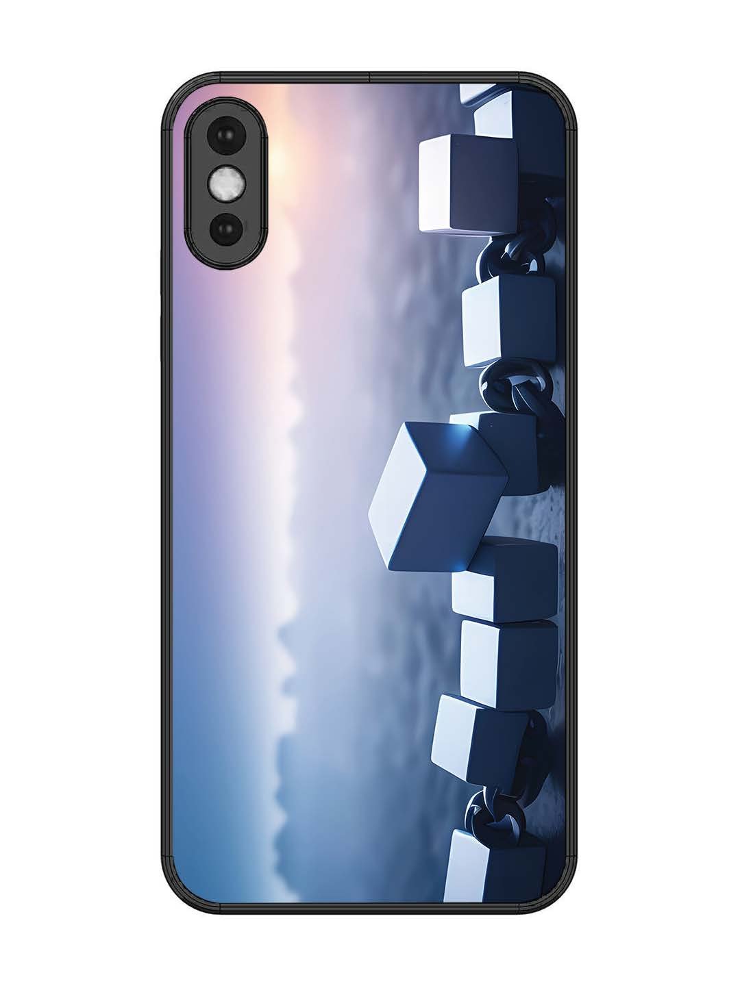 Samsung Galaxy M11 Fluid wave pattern Dark Bright Yellow