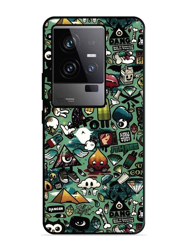iQoo 11 5G Pop Art Doodle Graffiti Collage