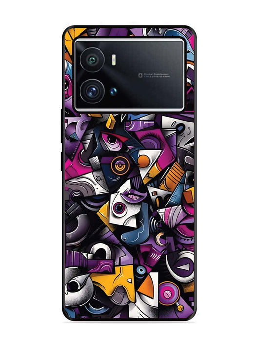 iQoo 9 Pro Abstract Geometric Graffiti Chaos