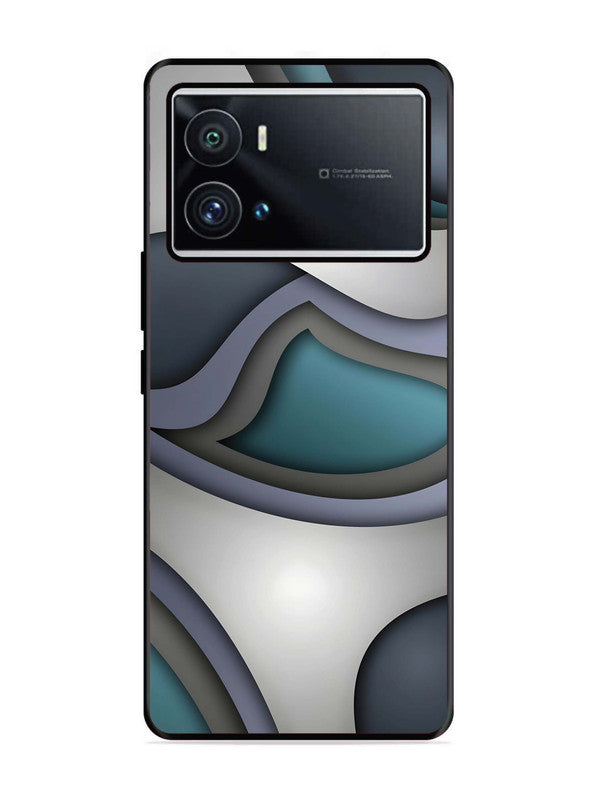 iQoo 9 Pro Slate Blue Gradient Wave