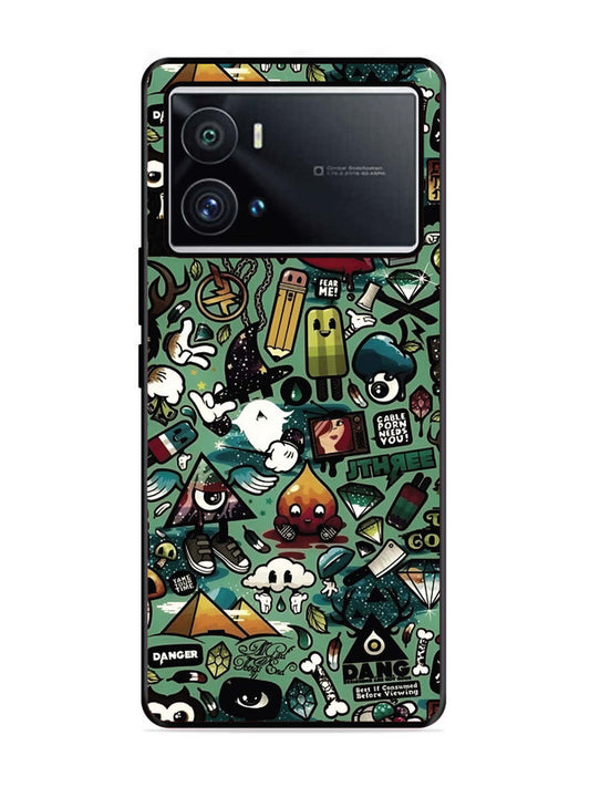 iQoo 9 Pro Pop Art Doodle Graffiti Collage