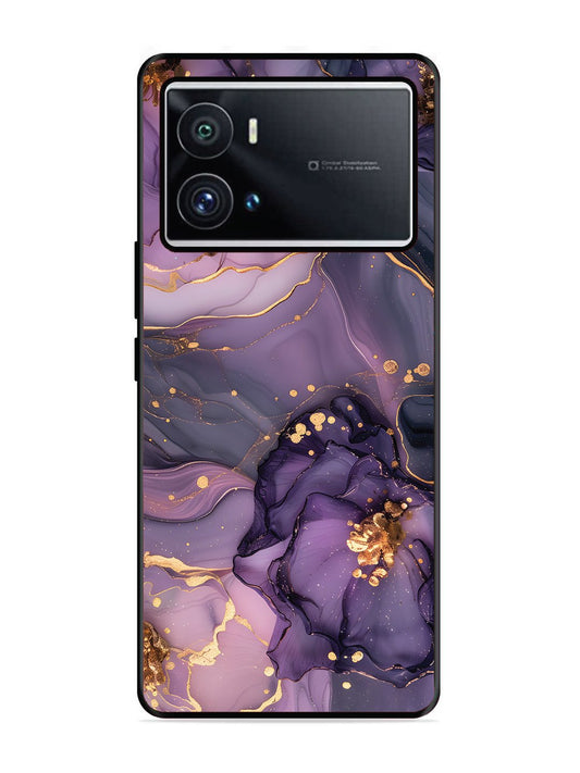 iQoo 9 Pro Royal Orchid Theme Marble