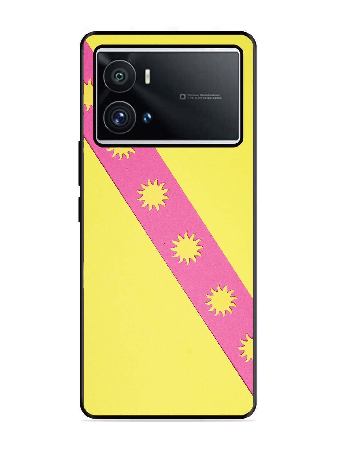 iQoo 9 Pro Pick Strip on Yellow Colour