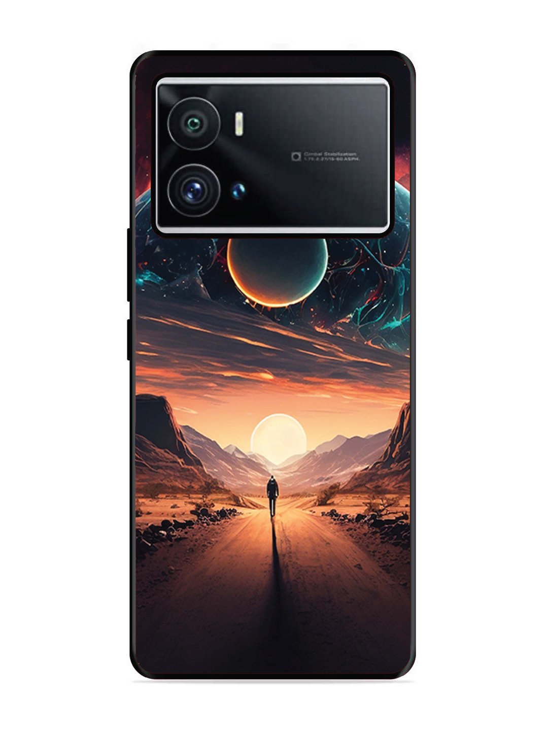 Iqoo 9 Pro Sunset with space scene