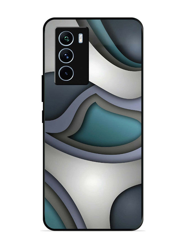 iQoo 9 SE Slate Blue Gradient Wave
