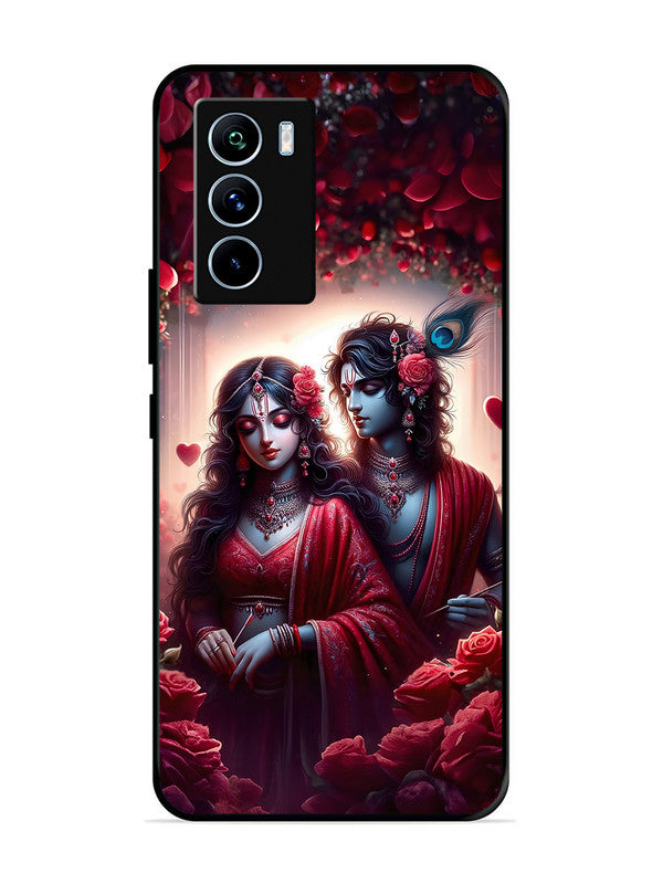 IQOO 9 SE Couples in Red theme like Radha Krishna