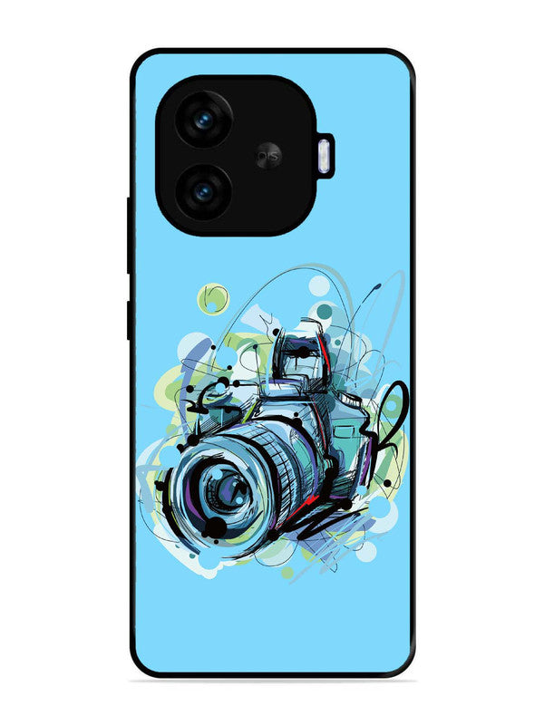 iQoo Neo 10R 5G Camera Blue Background
