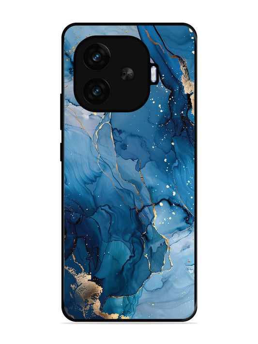 iQoo Neo 10R 5G Oceanic Pattern with Golden Sprinkles