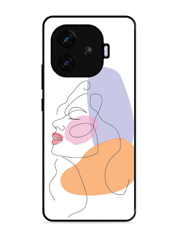 iQoo Neo 10R 5G Line Art Girl Face