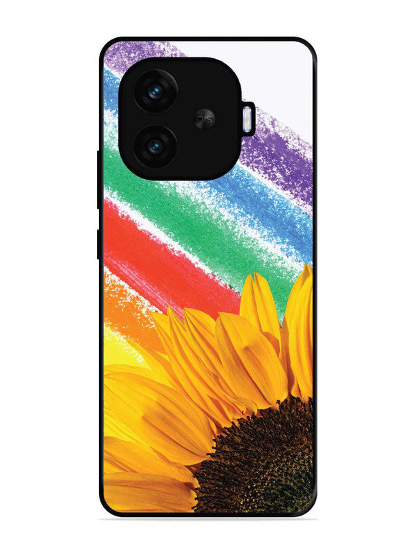 iQoo Neo 10R 5G Sunflower on Colourful Lines