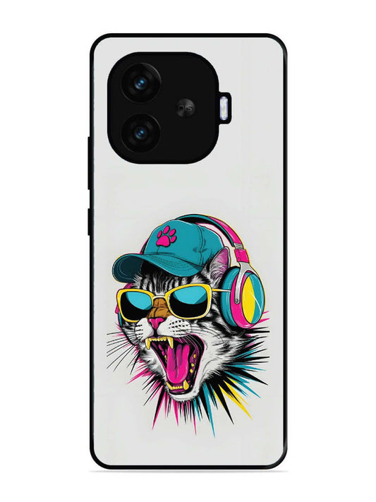 iQoo Neo 10R 5G Neon Pop Art DJ Cat Vibe