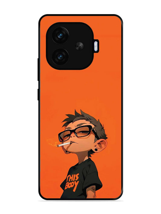 iQoo Neo 10R 5G Vibrant Orange Attitude Cartoon