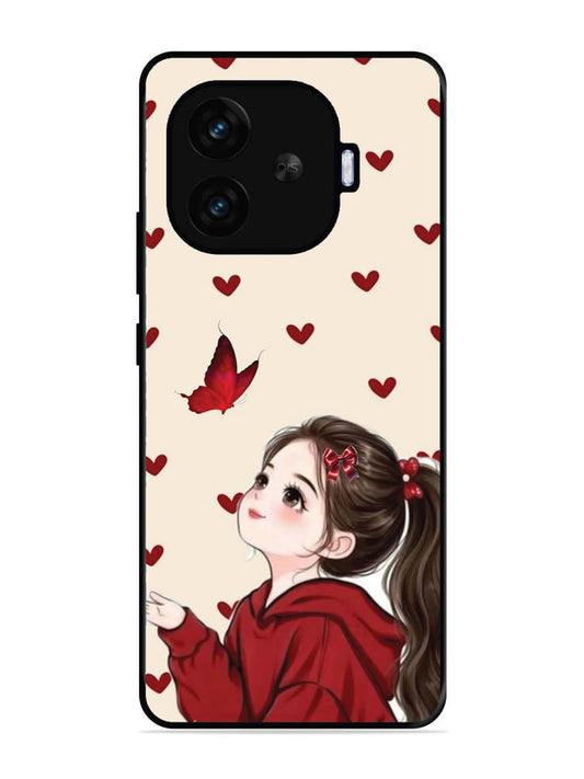 iQoo Neo 10R 5G Beautiful girl with red butterfly
