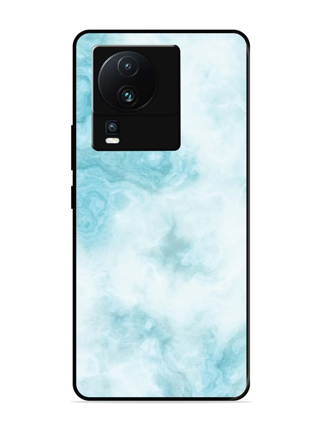 iQoo Neo 7 5G Light Blue with White Ocean Marble