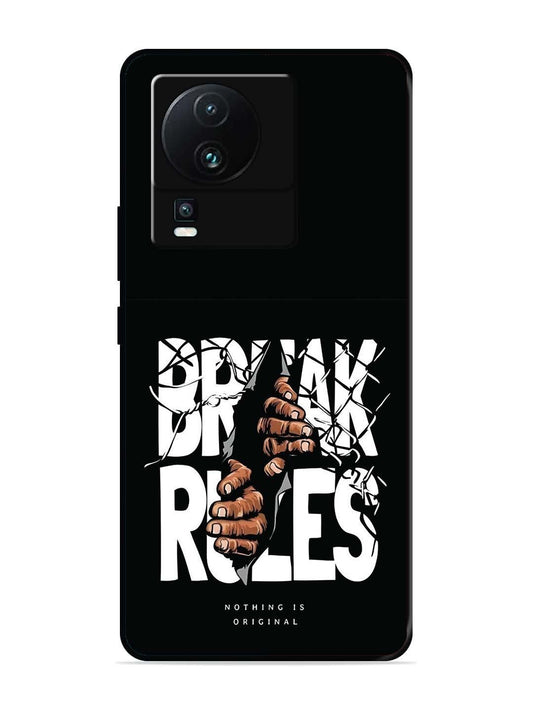 iQoo Neo 7 5G Break Rules Gritty Typography Art