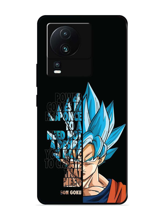 iQoo Neo 7 5G Son of Goku Blue Motivational Art