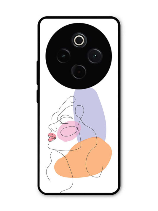 iQoo Z10 5G Line Art Girl Face