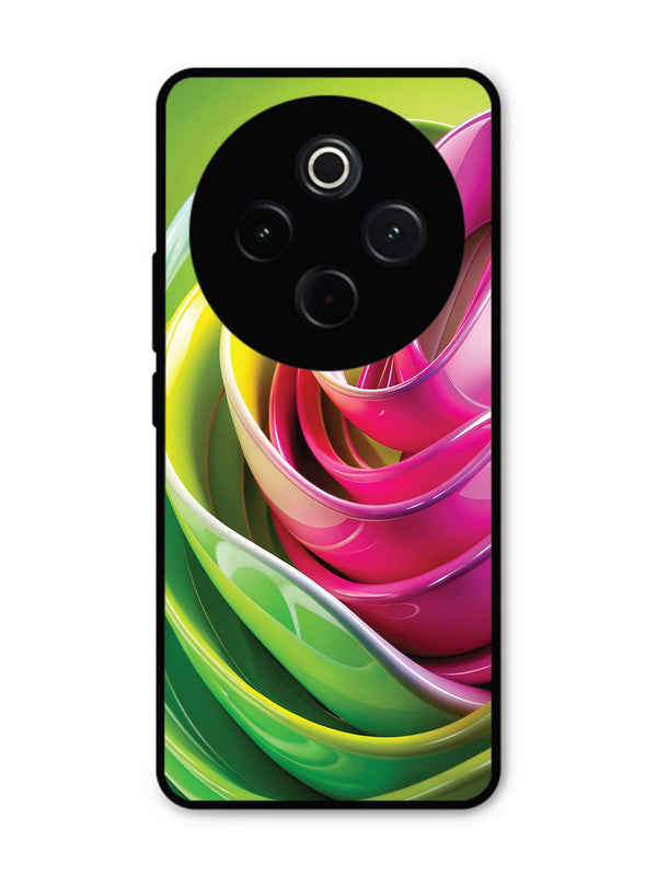 iQoo Z10 5G Vibrant Swirl Glossy Ribbon Art