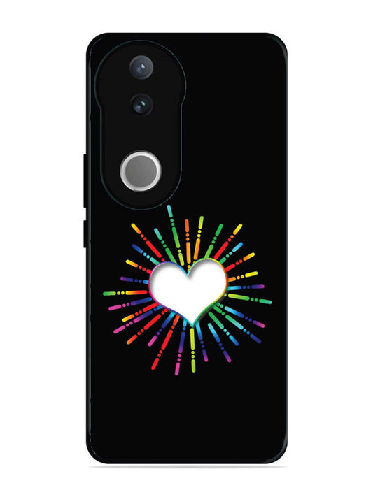 iQoo Z10R 5G Colourful Heart on Black