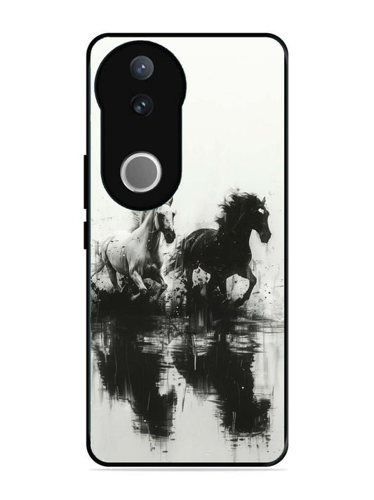 iQoo Z10R 5G Black & White Horse