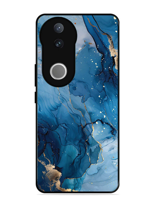 iQoo Z10R 5G Oceanic Pattern with Golden Sprinkles