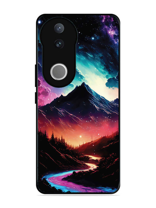 iQoo Z10R 5G mountain-valley-Colorful-cloud-at-night