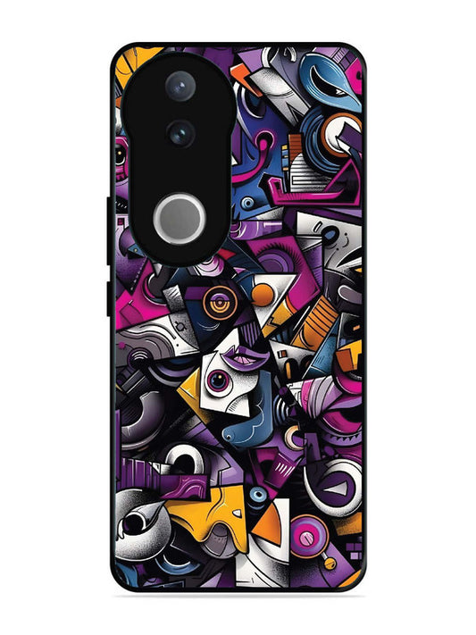 iQoo Z10R 5G Abstract Geometric Graffiti Chaos