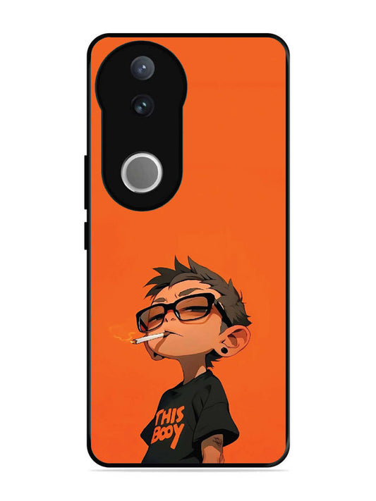 iQoo Z10R 5G Vibrant Orange Attitude Cartoon