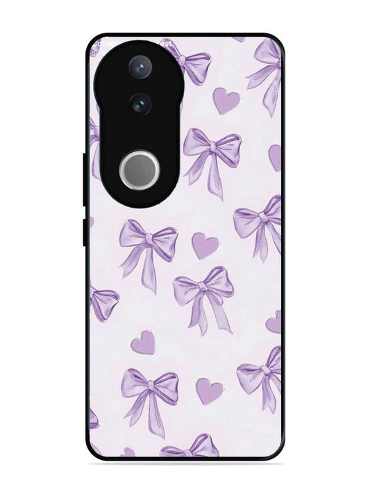 iQoo Z10R 5G Bow Tie, Purple Hair Band