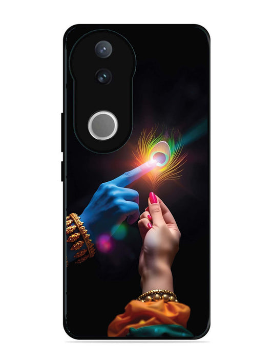iQoo Z10R 5G Radha Krishna touching feather