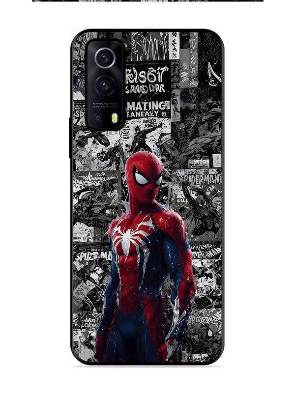 iQoo Z3 5G Spiderman Highlighted on News Paper