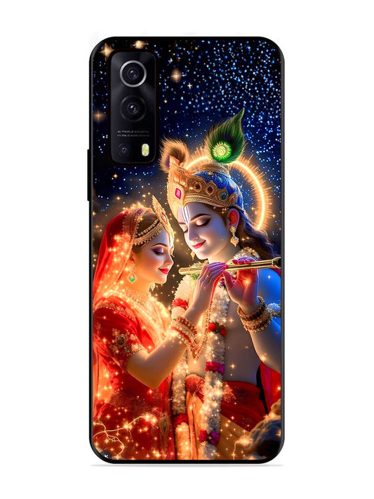 IQOO Z3 5G Radha Krishna posing with flute