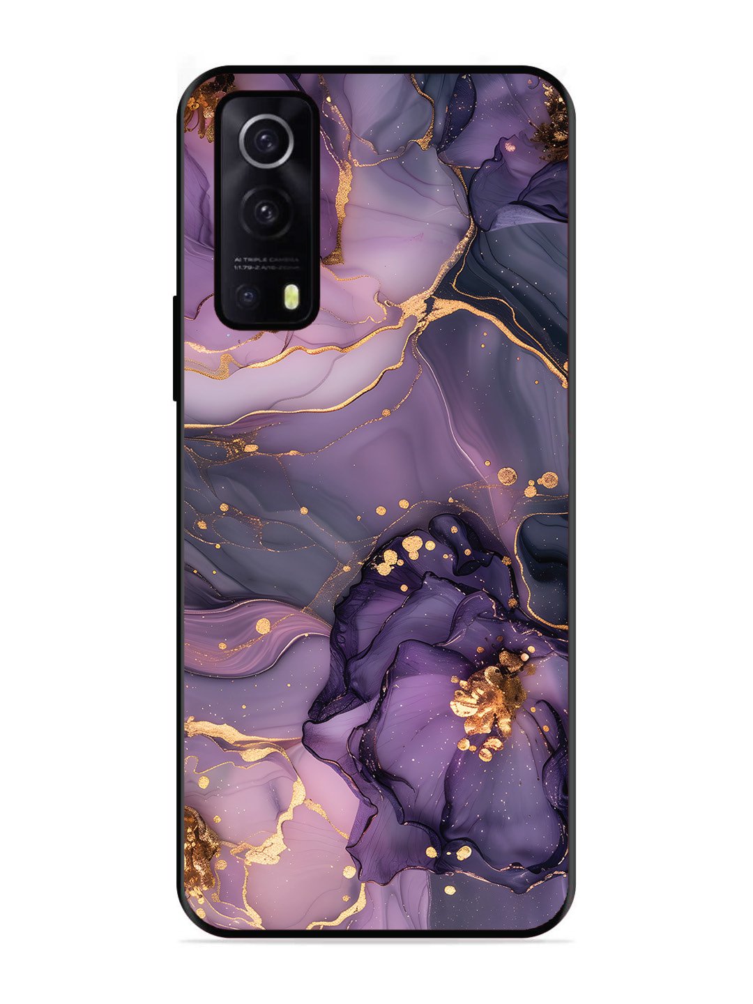 iQoo Z3 5G Royal Orchid Theme Marble