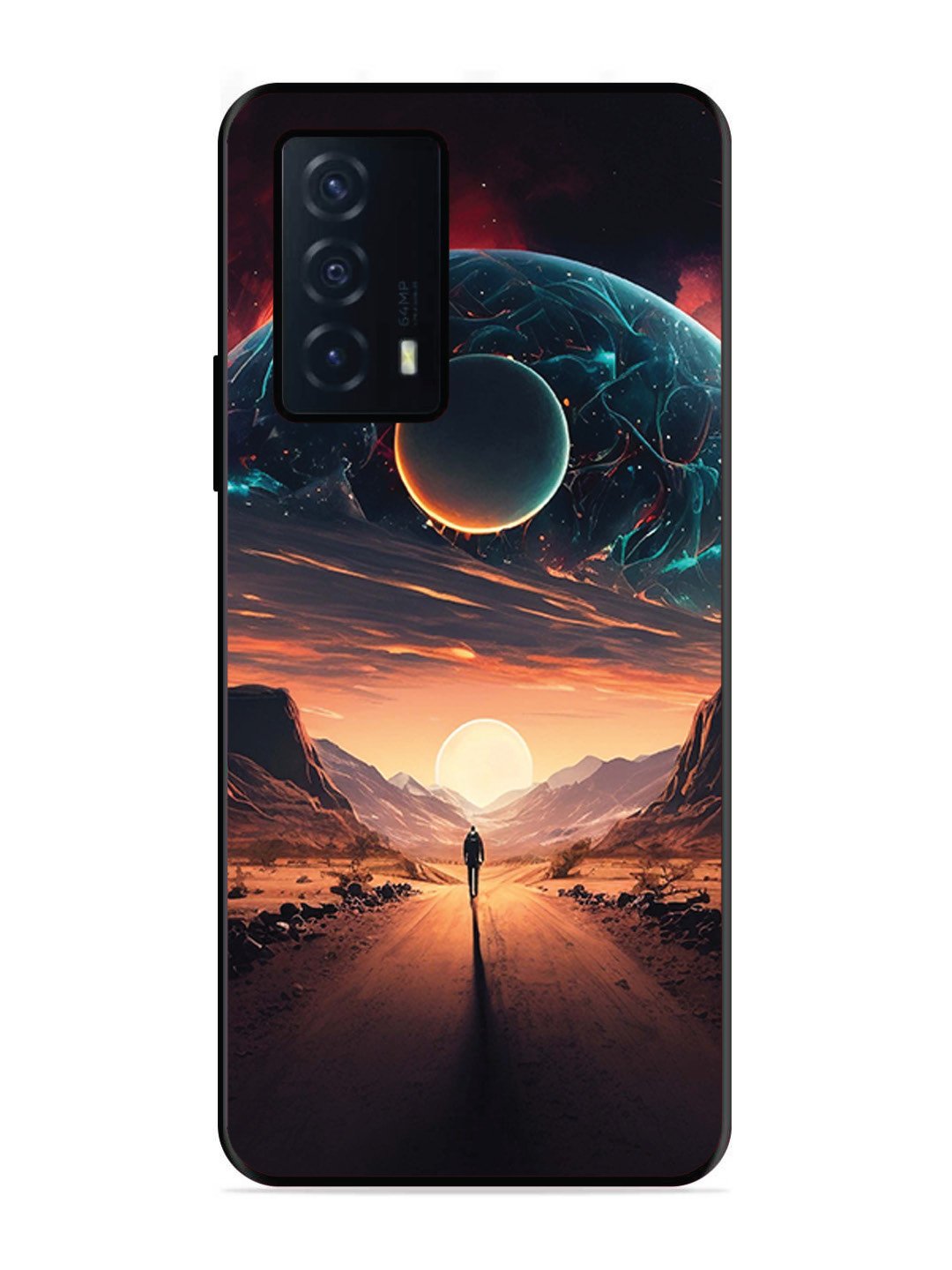 iQoo Z5 5G Sunset with space scene