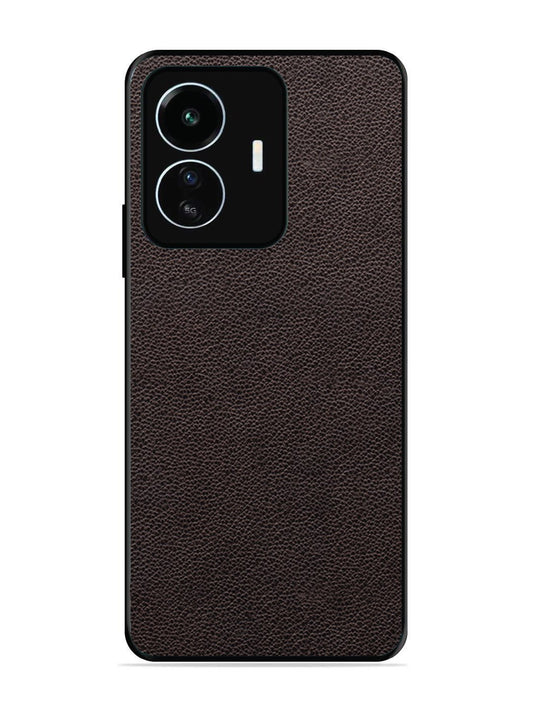 iQoo Z6 Lite Print of Brown Leather Pattern