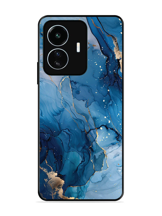 iQoo Z6 Lite Oceanic Pattern with Golden Sprinkles