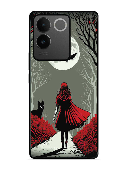 iQoo Z7 Pro 5G Scarlet Girl in Red Forest