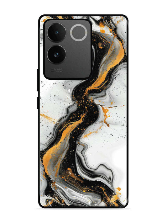iQoo Z7 Pro 5G Black And Golden Marble Essence