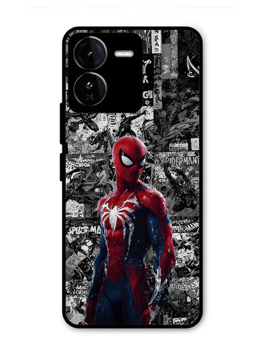 iQoo Z9 5G Spiderman Highlighted on News Paper