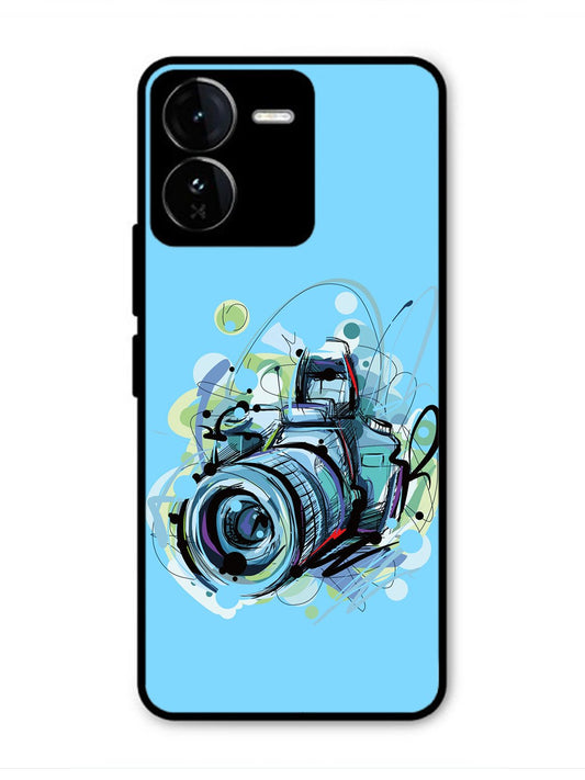 Iqoo Z9 5G Camera Blue Background