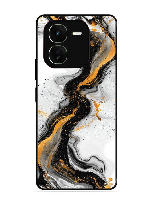 iQoo z9x 5g Black And Golden Marble Essence