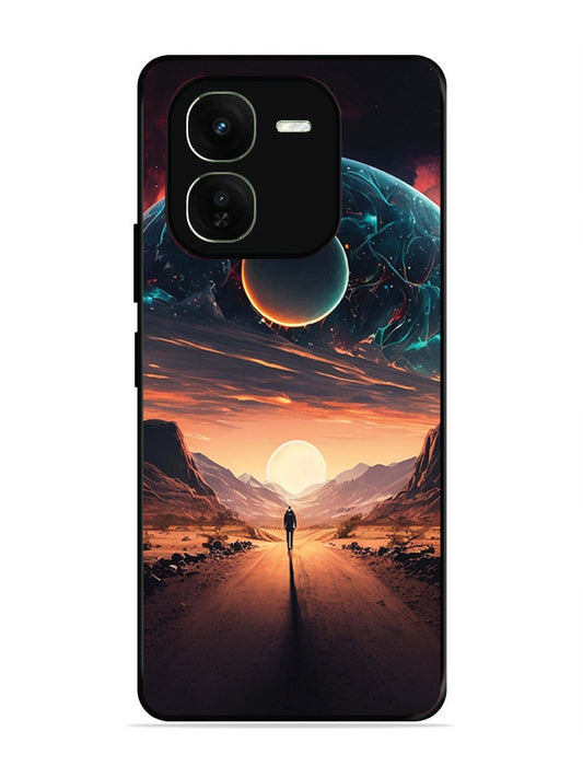 iqoo z9x 5g Sunset with space scene