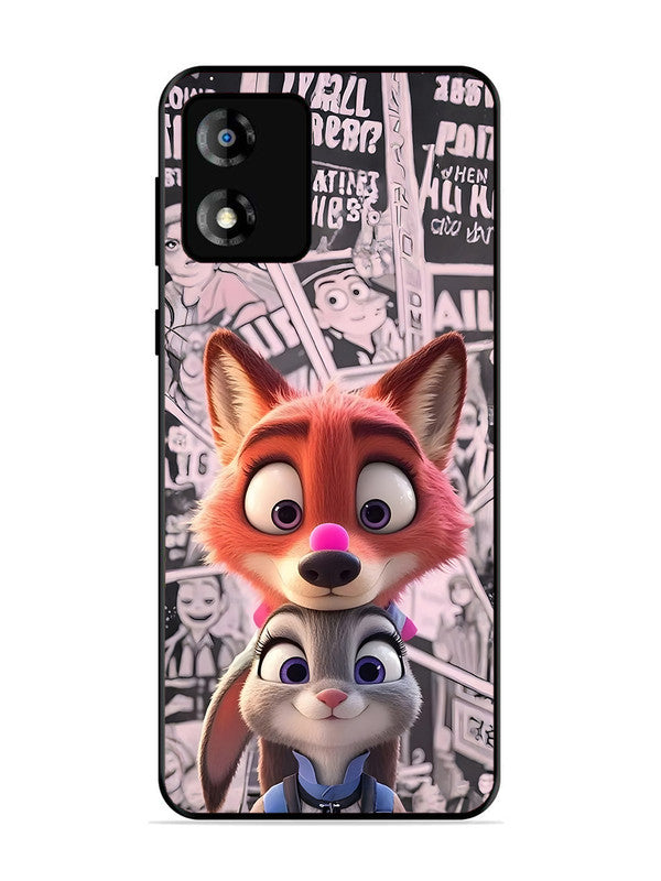 Motorola Moto E13 Cute Nick wilde and judy hopps 2