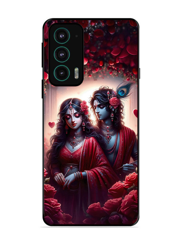 Motorola Edge 20 Couples in Red theme like Radha Krishna