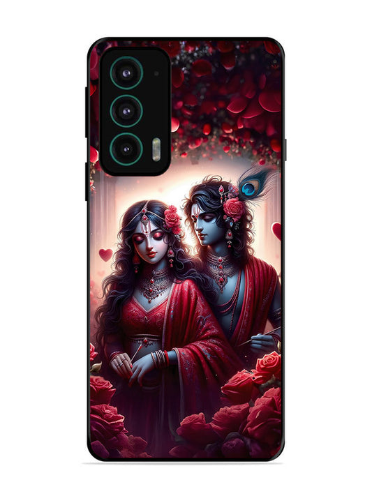 Motorola Edge 20 Couples in Red theme like Radha Krishna