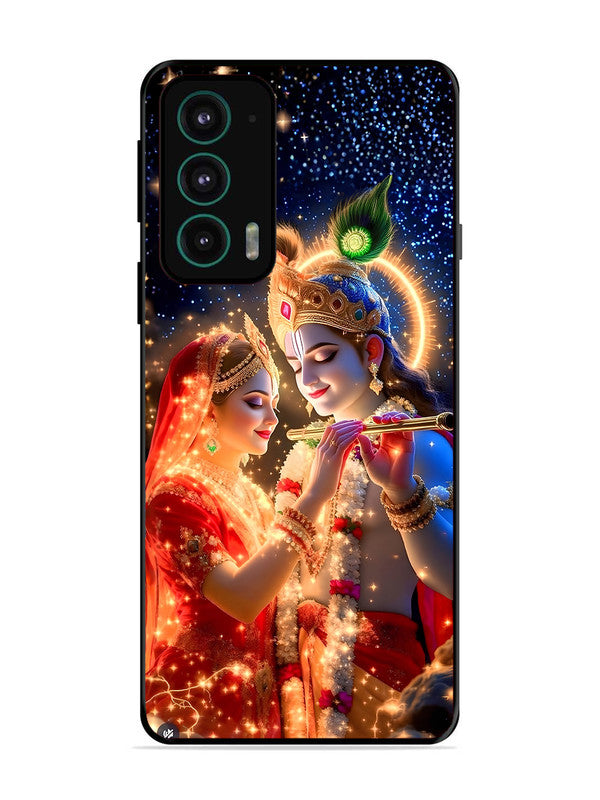 Motorola Edge 20 Radha Krishna posing with flute